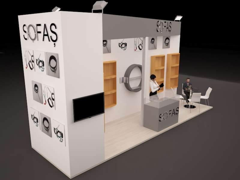 FUAR STANT ÇİZİMLERİ